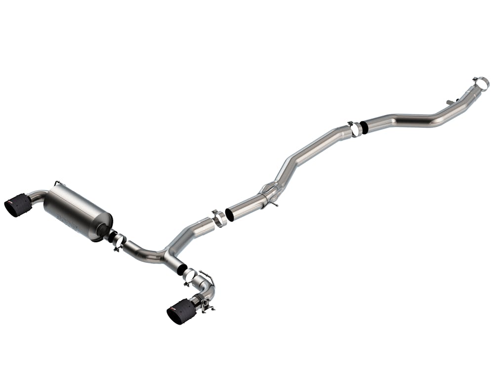 Borla Cat-Back Exhaust for 1992-1995 Honda Civic 5th Part #140826CFBA