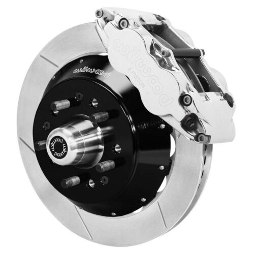 WILWOOD FNSL6R Front Hub Kit,14.00, Polished 74-80 Pinto/Mustang II Disc Spindl”