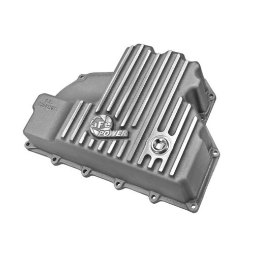 aFe Engine Oil Pan Raw Finish Machined Fins RAM 1500 EcoDiesel 14-16 V6-3.0L (td