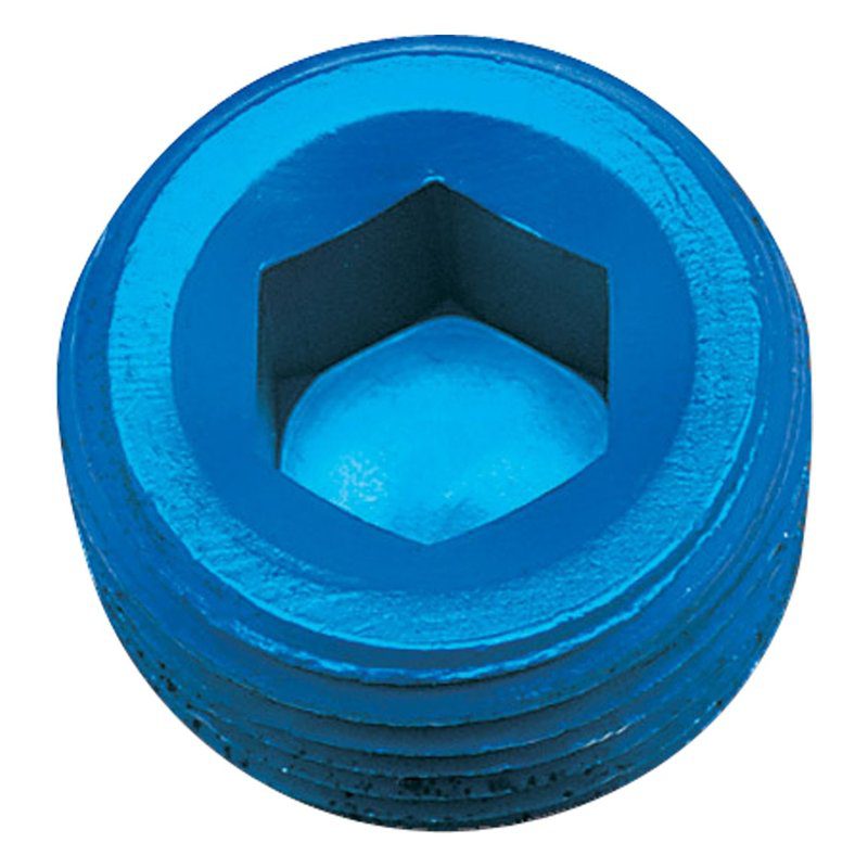 PLUG, ALLEN PIPE - 1/2" BLUE (1 PER PACK)