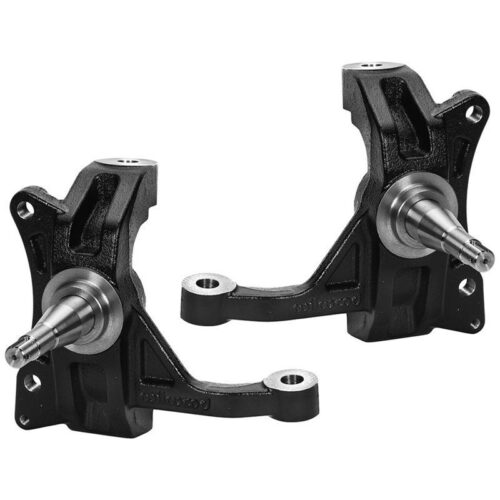 WILWOOD Spindle Kit,Pair,Iron w/Steering Arm, 71-87 C10 Pickup, 2.50 Drop”