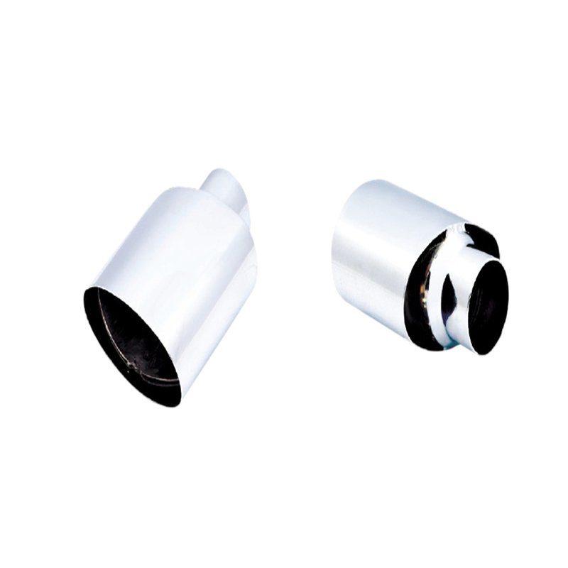 Xforce 2.5 Inlet, Oval (3"X5.5") Double Angle Cut ,Single Wall RHS Stainless St"